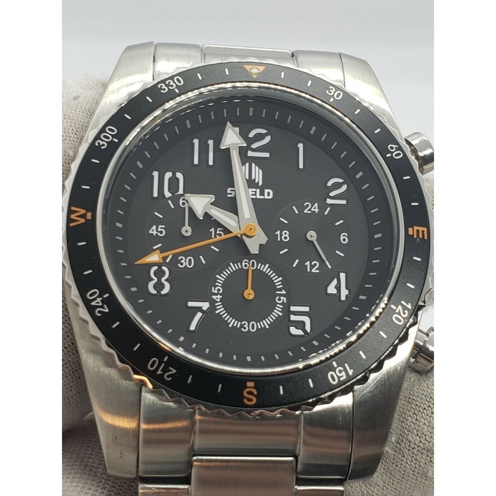 Shield Exley Steel Case Chronograph